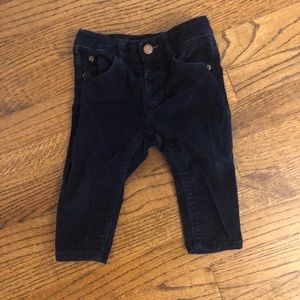 Baby boy/girl navy blue Zara corduroys